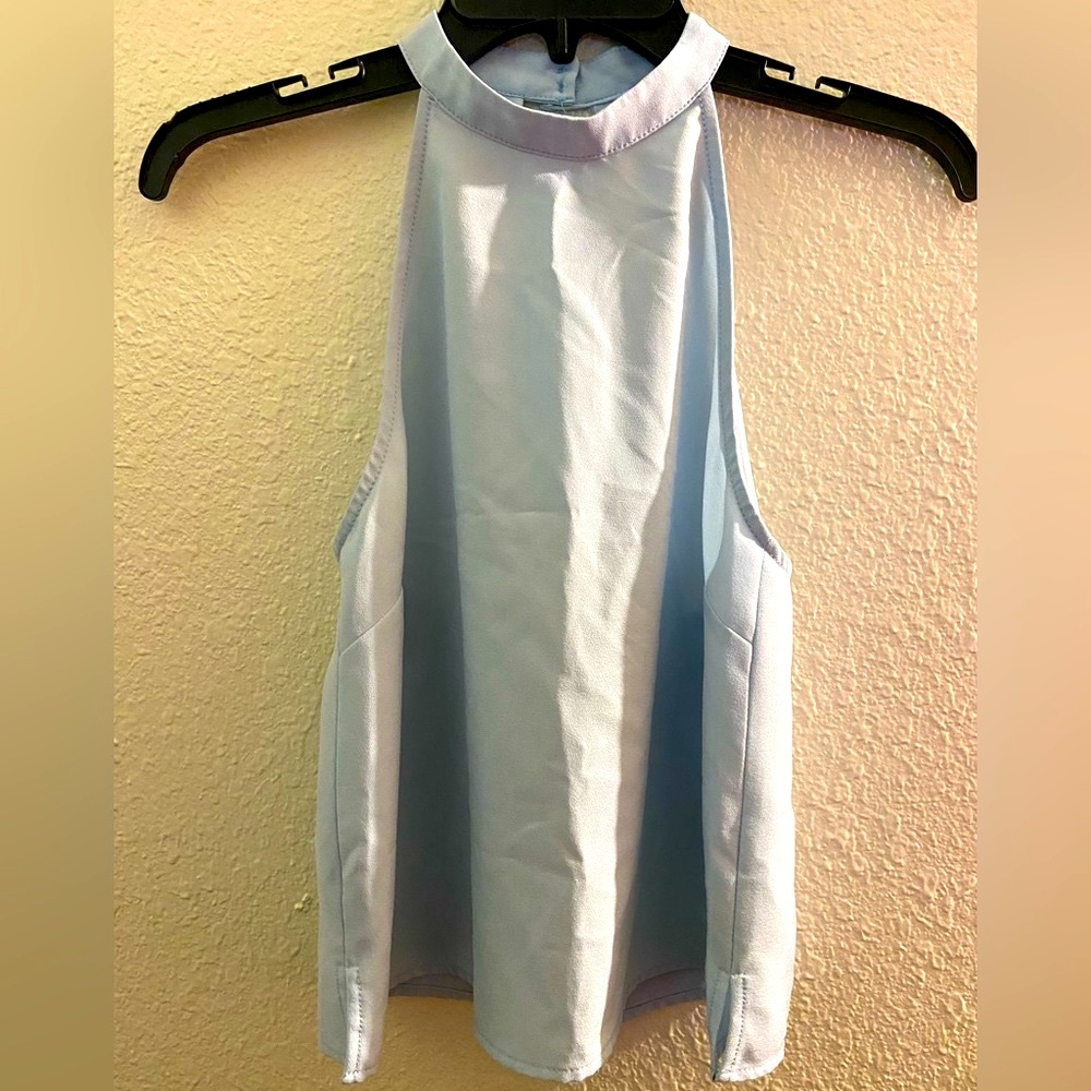 Forever 21 Pastel Blue Halter Top